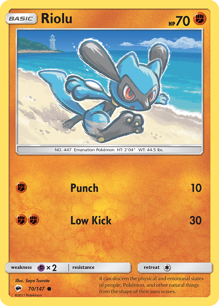 Riolu Pokémon card