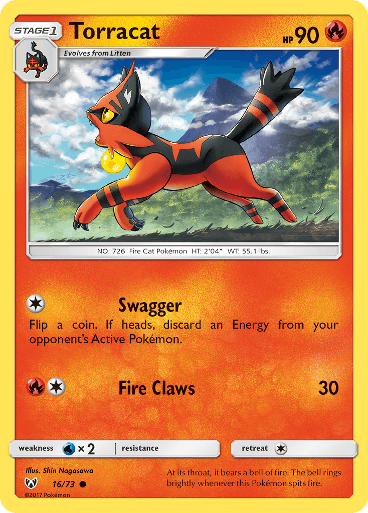 Torracat Pokémon card