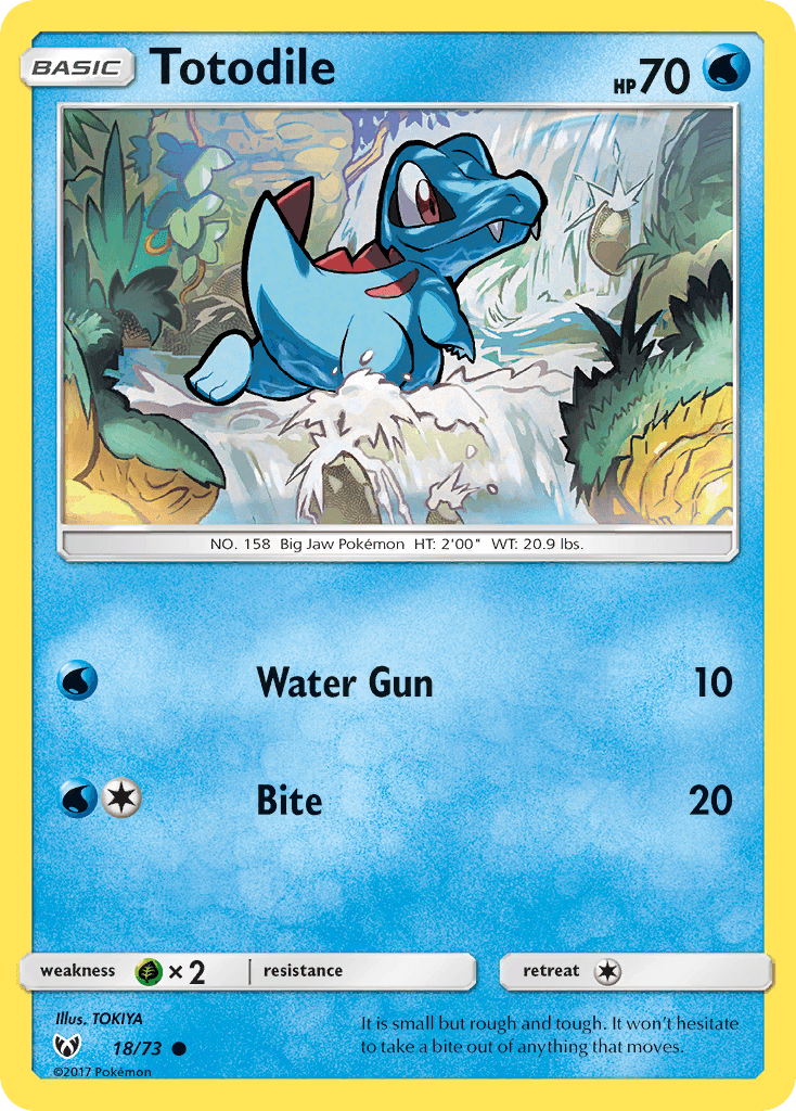 Totodile Pokémon card