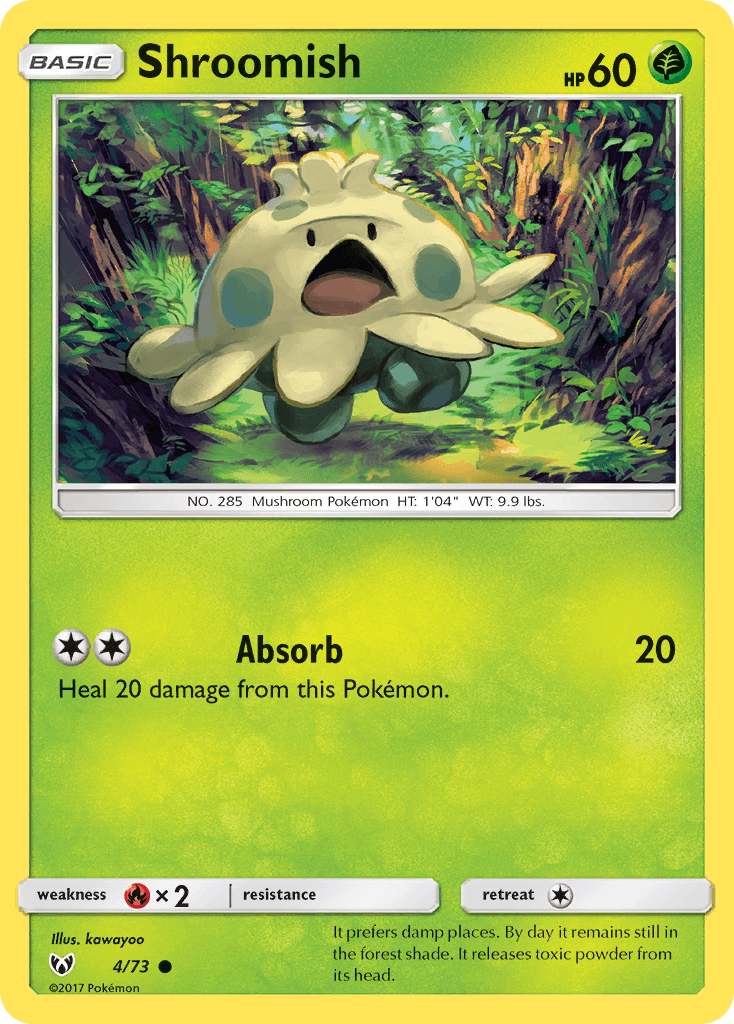 Shroomish Pokémon card