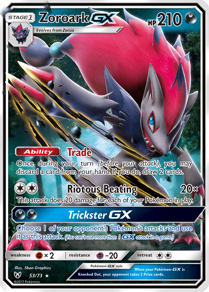 Zoroark-GX Pokémon card