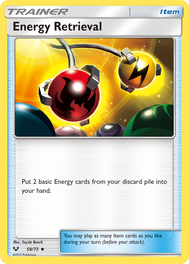 Energy Retrieval Pokémon card