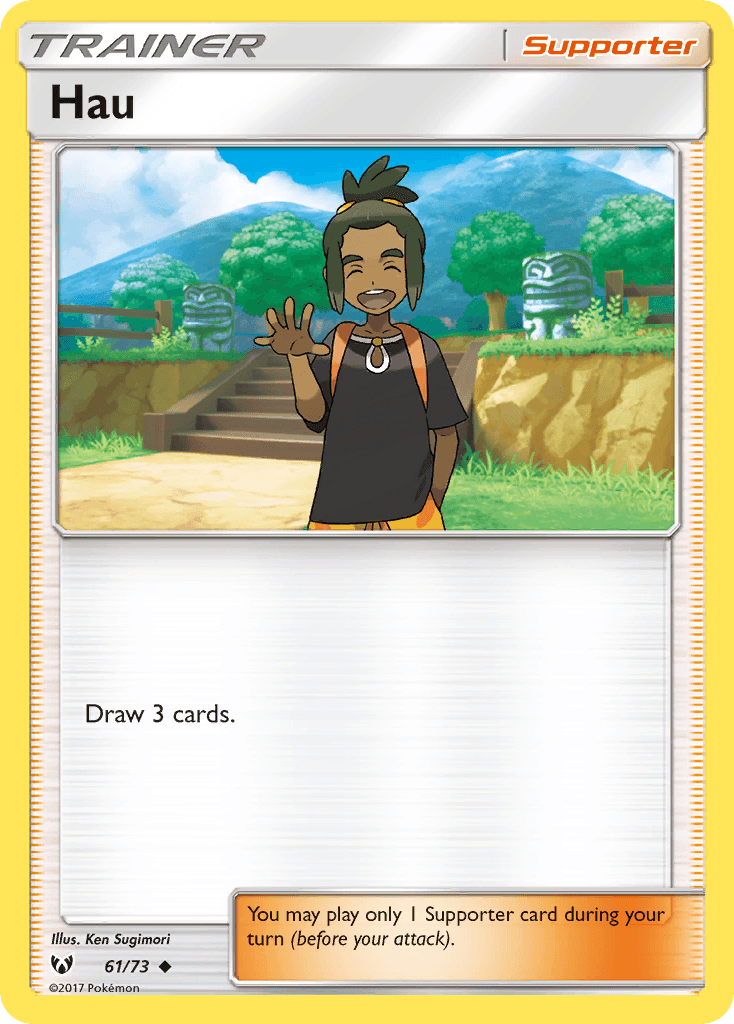 Hau Pokémon card