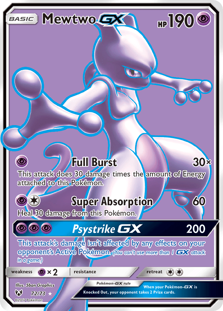 Mewtwo-GX from Shining Legends
