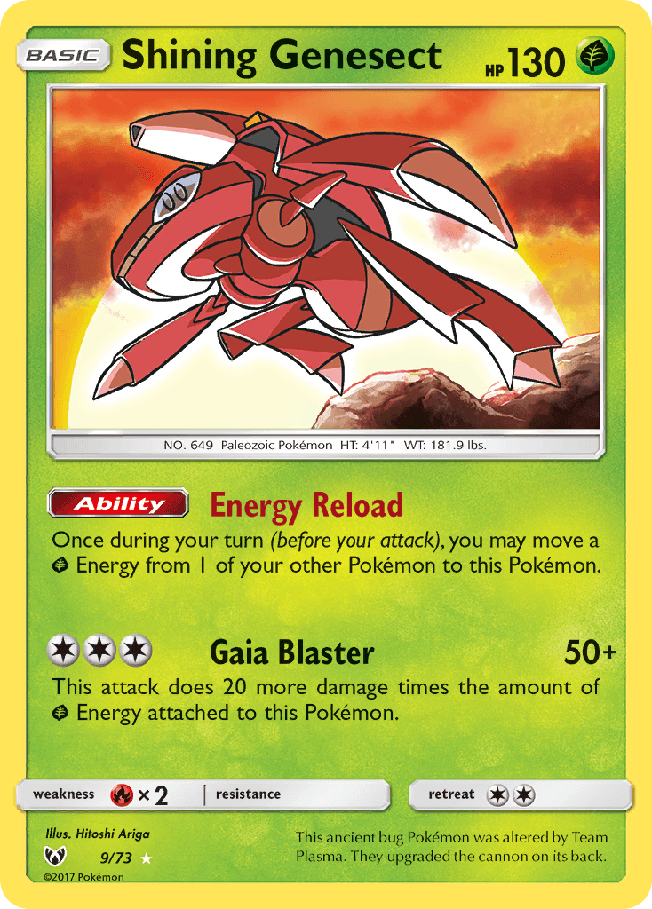 Shining Genesect — Rare Shining