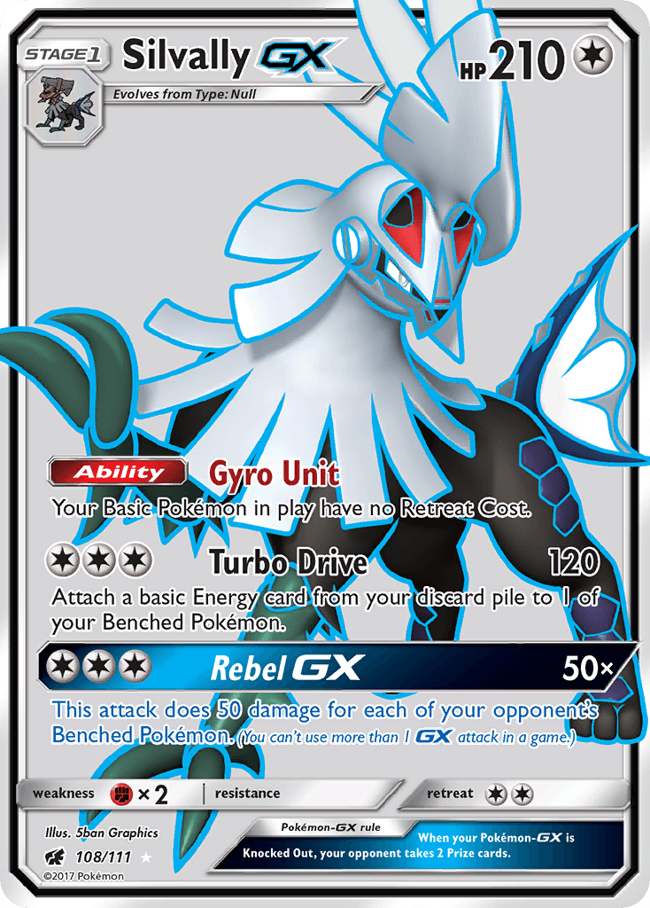Silvally-GX Pokémon card