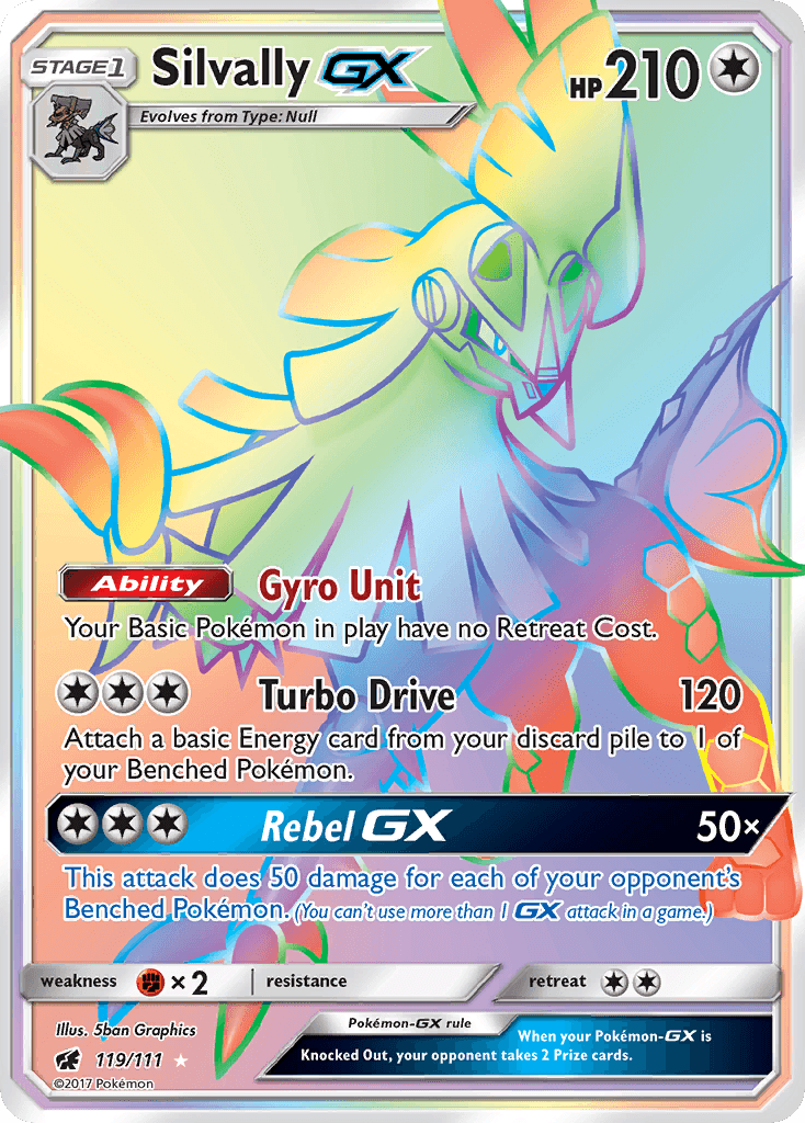 Silvally-GX Pokémon card