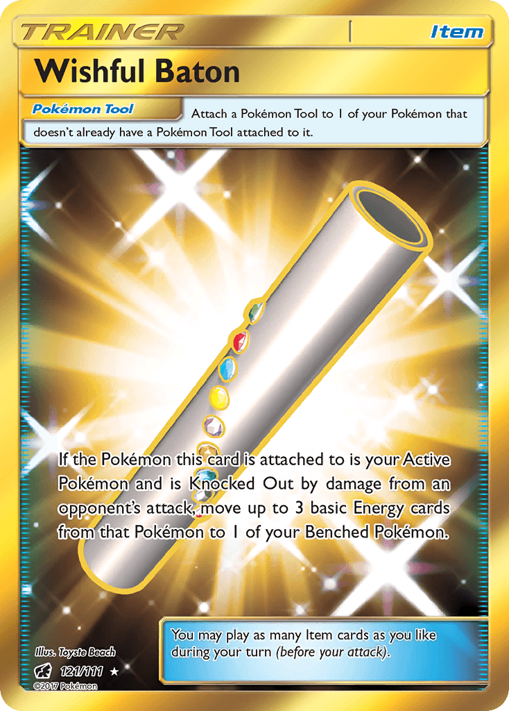 Wishful Baton Pokémon card