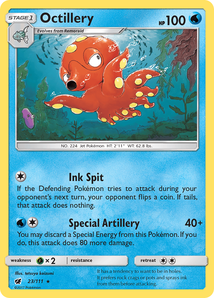 Octillery Pokémon card