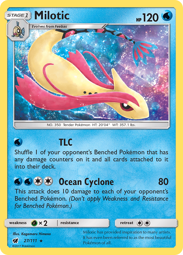 Milotic Pokémon card
