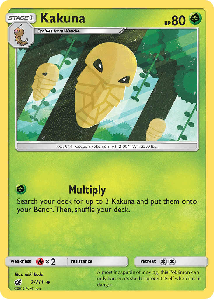 Kakuna Pokémon card