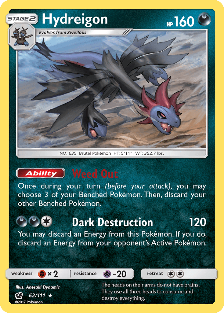 Hydreigon Pokémon card