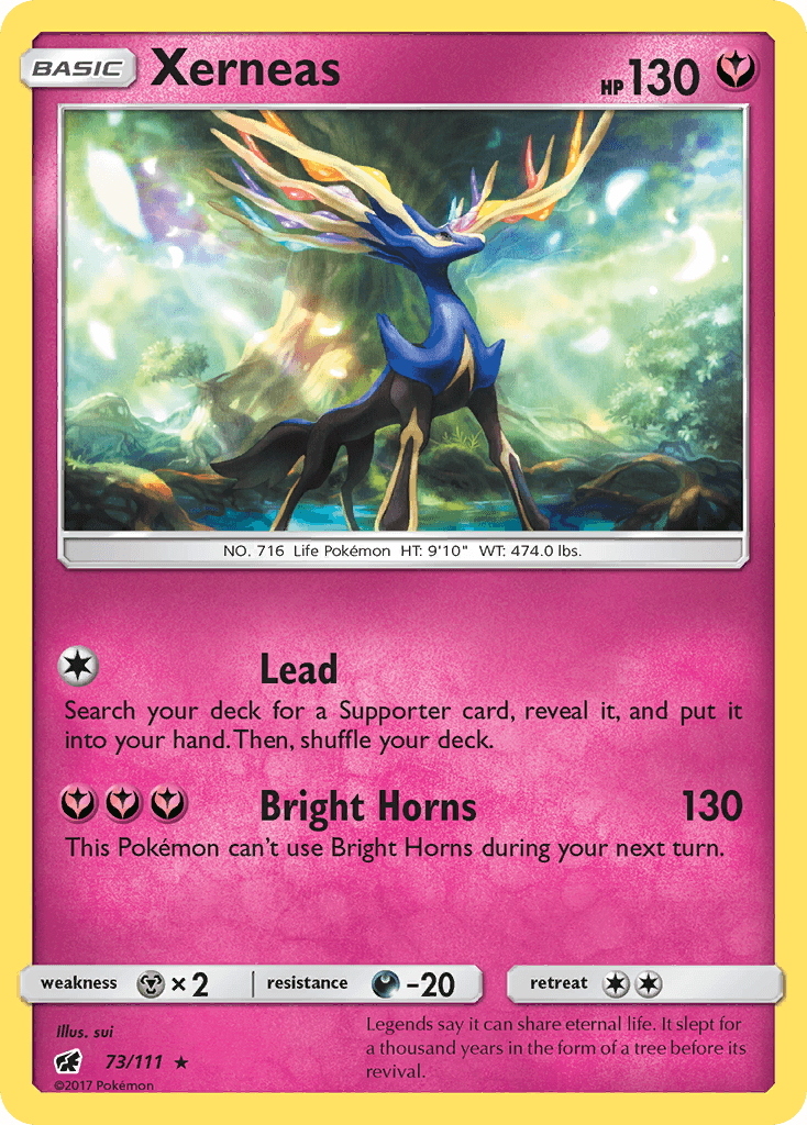 Xerneas Pokémon card