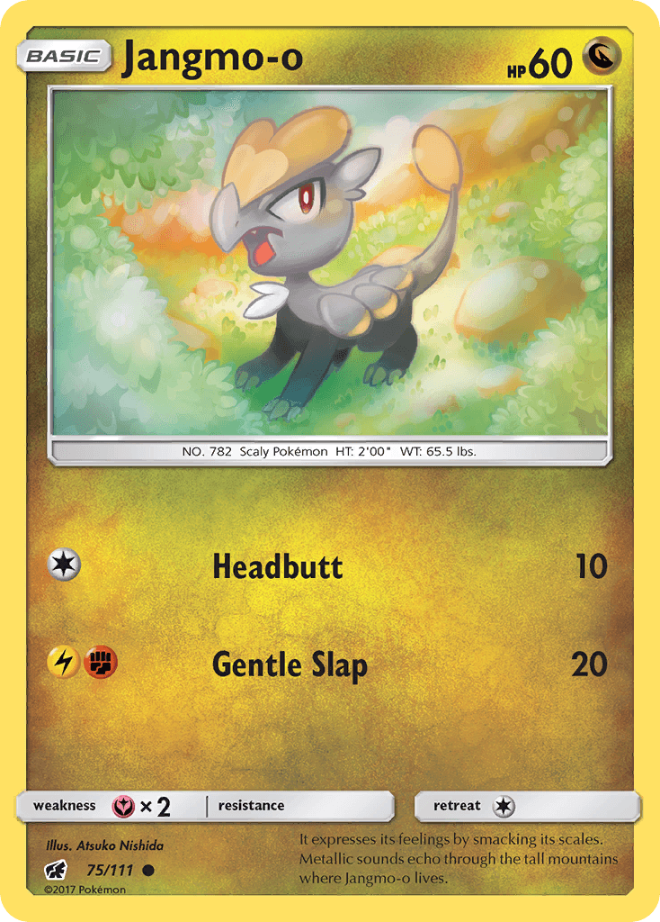 Jangmo-o Pokémon card