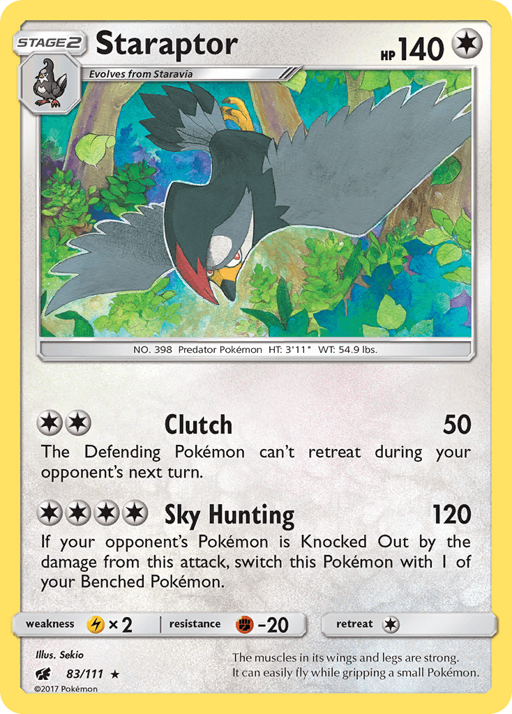 Staraptor Pokémon card
