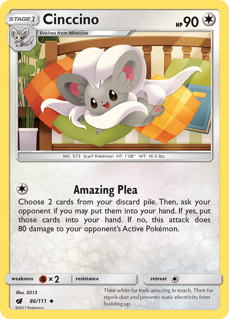 Cinccino Pokémon card