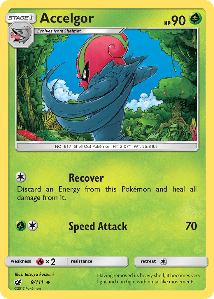 Accelgor Pokémon card