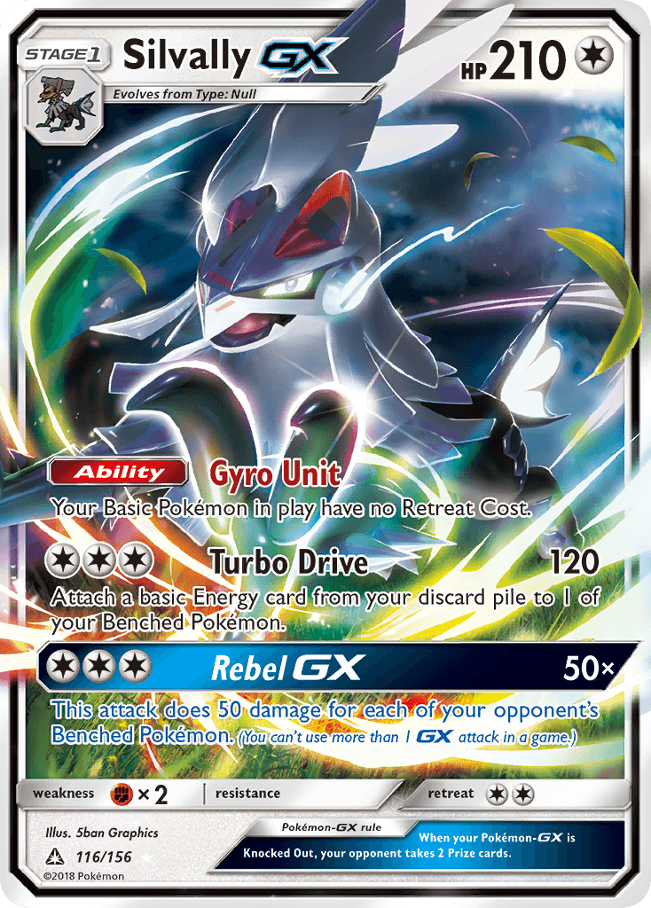 Silvally-GX Pokémon card