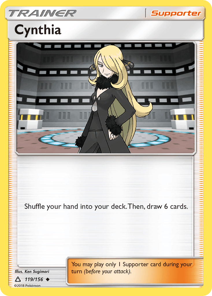 Cynthia Pokémon card