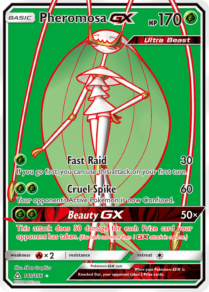 Pheromosa-GX Pokémon card