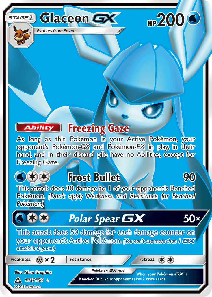 Glaceon-GX Pokémon card