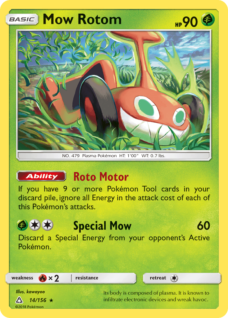 Mow Rotom Pokémon card