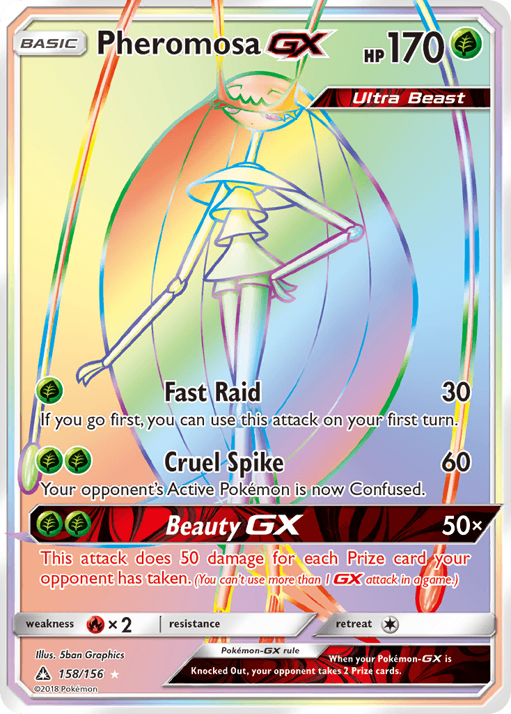 Pheromosa-GX Pokémon card