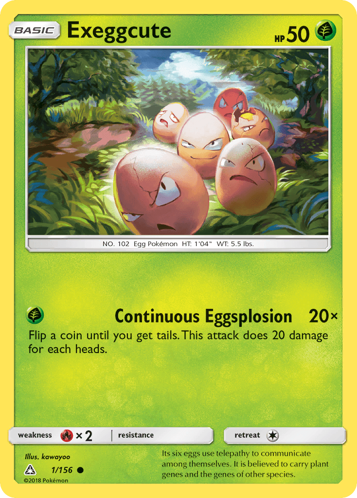 Exeggcute Pokémon card