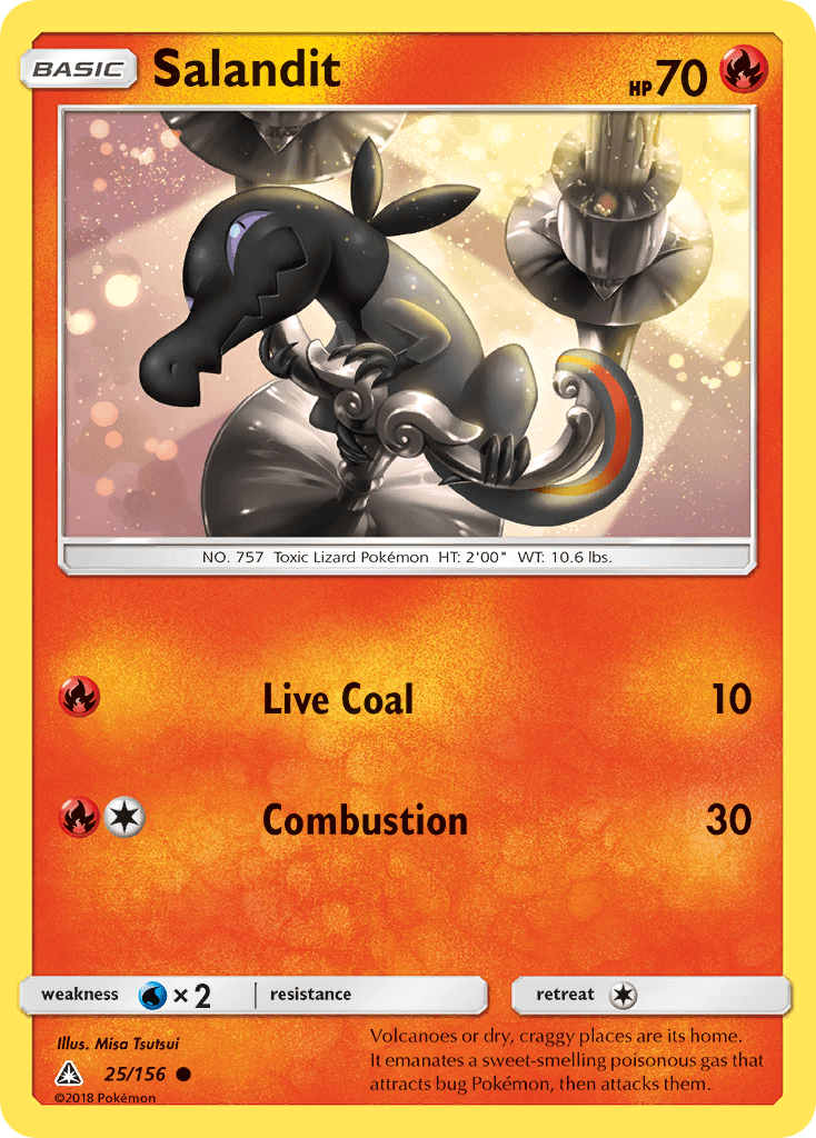 Salandit Pokémon card