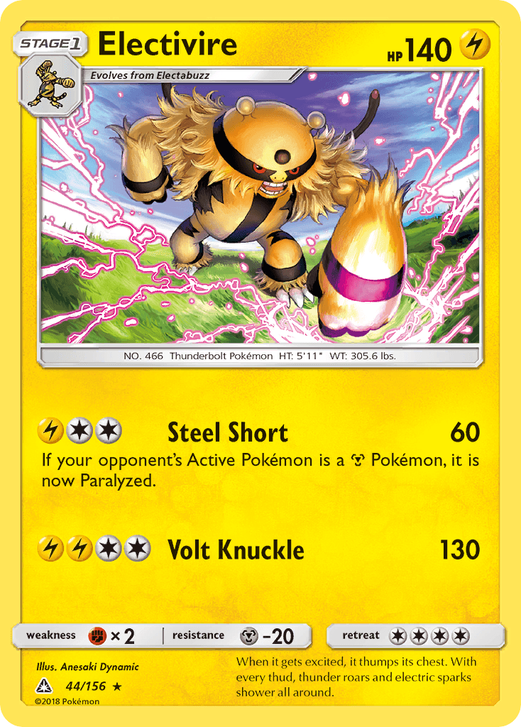 Electivire Pokémon card