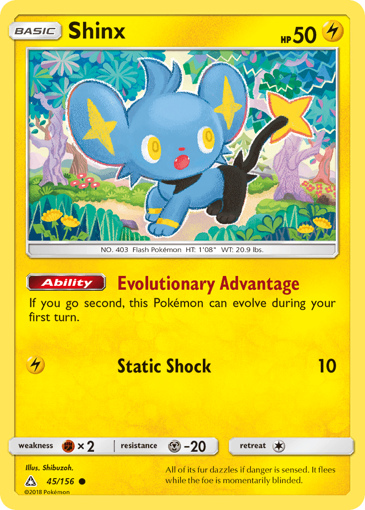 Shinx Pokémon card