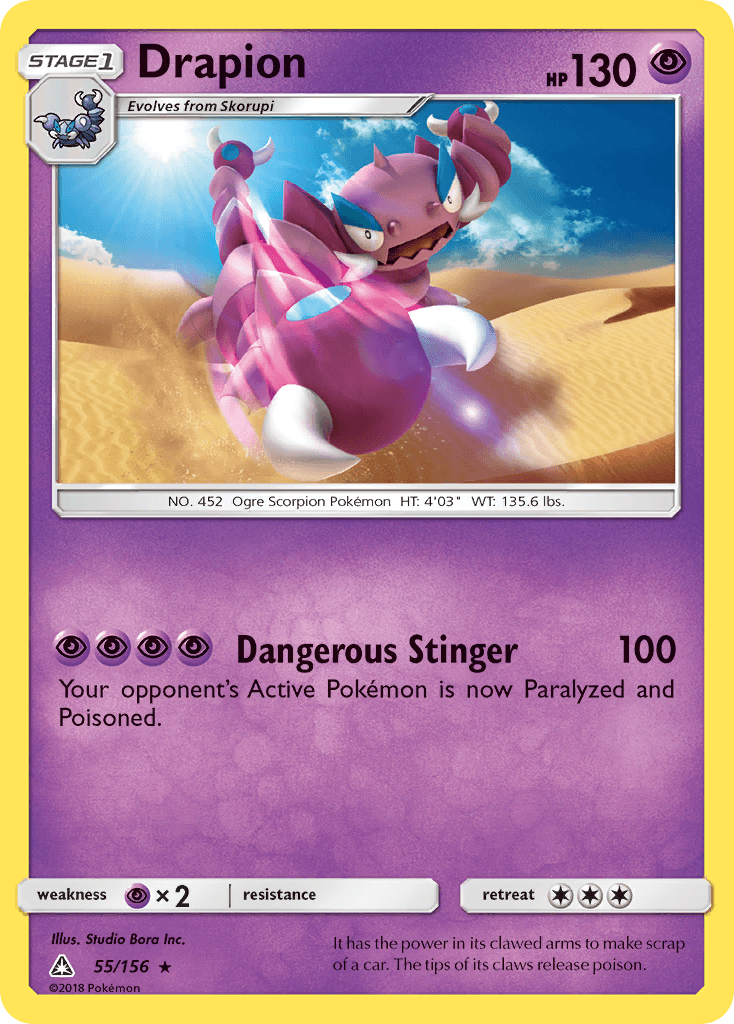 Drapion Pokémon card