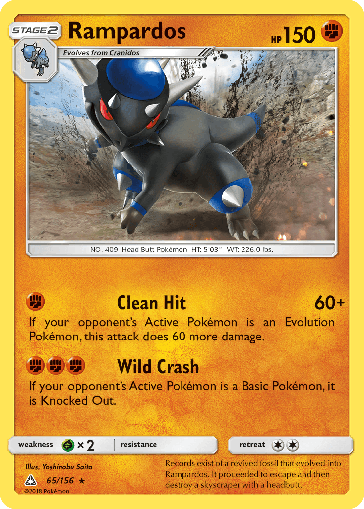 Rampardos Pokémon card