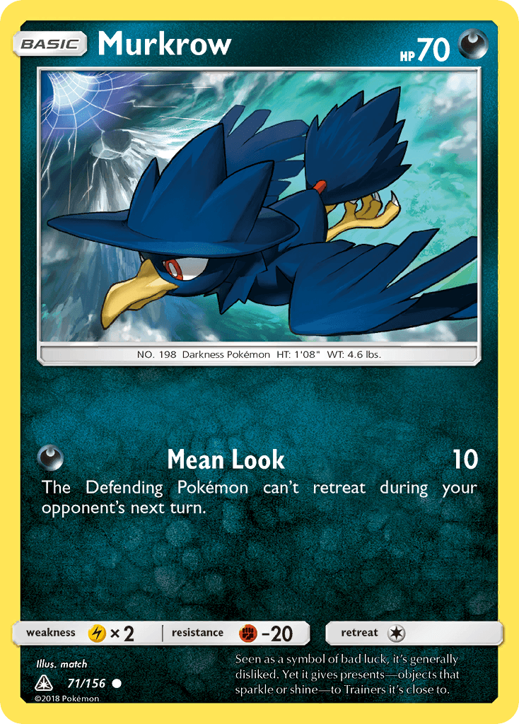 Murkrow Pokémon card