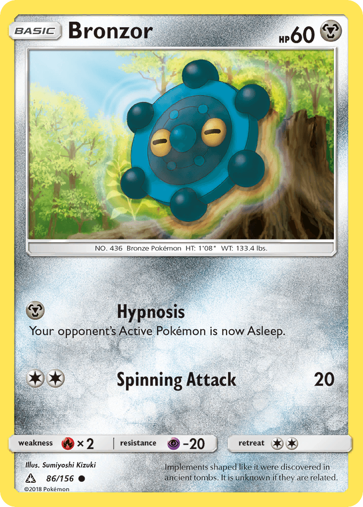 Bronzor Pokémon card
