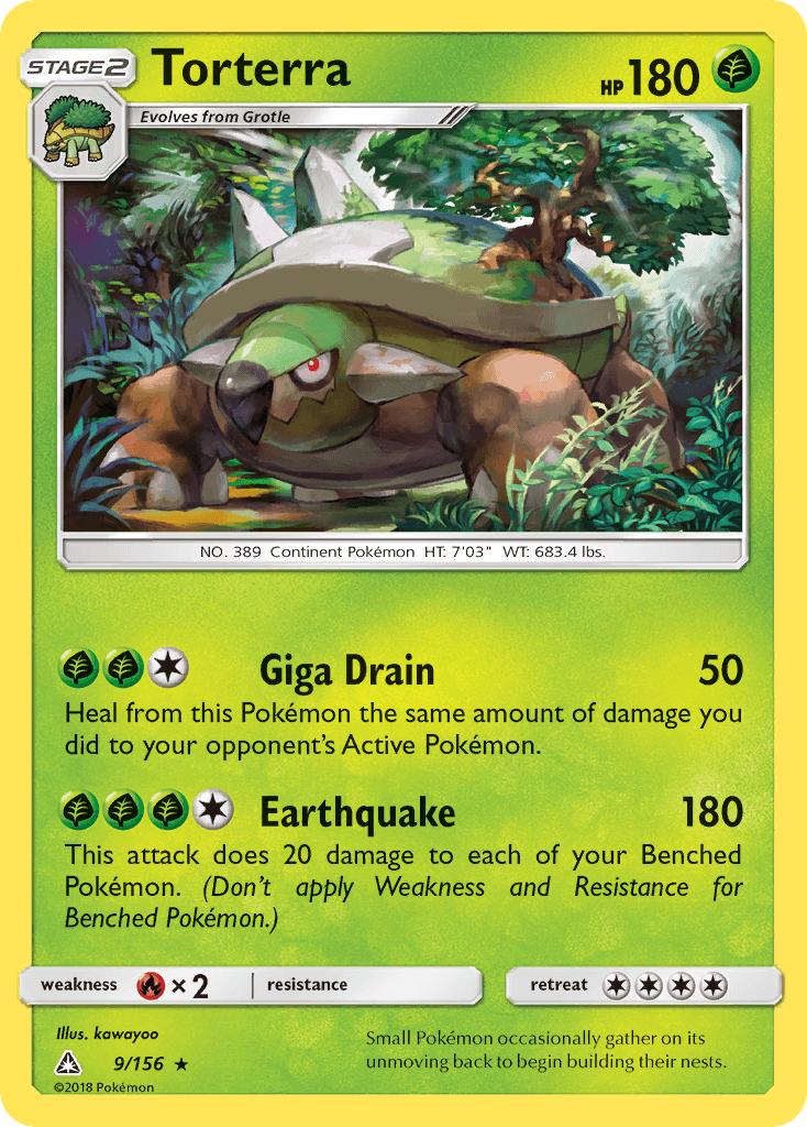 Torterra Pokémon card
