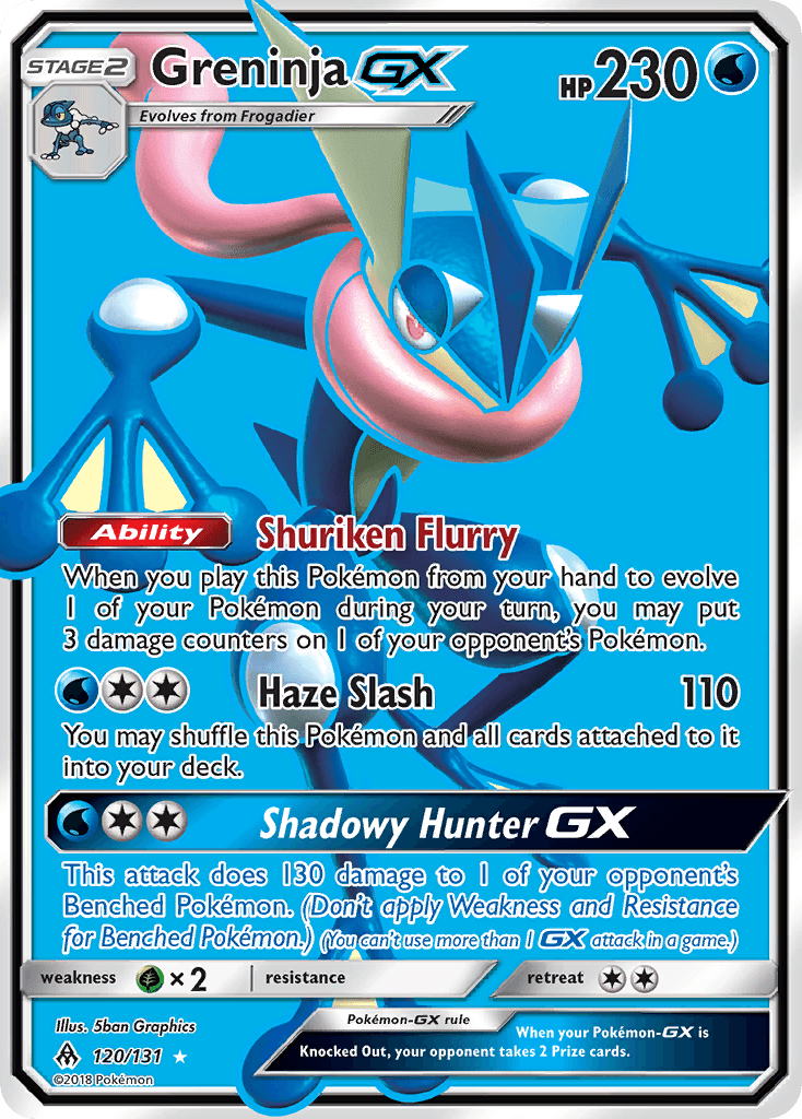 Greninja-GX from Forbidden Light