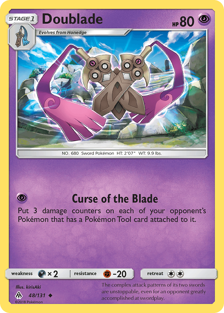 Doublade Pokémon card