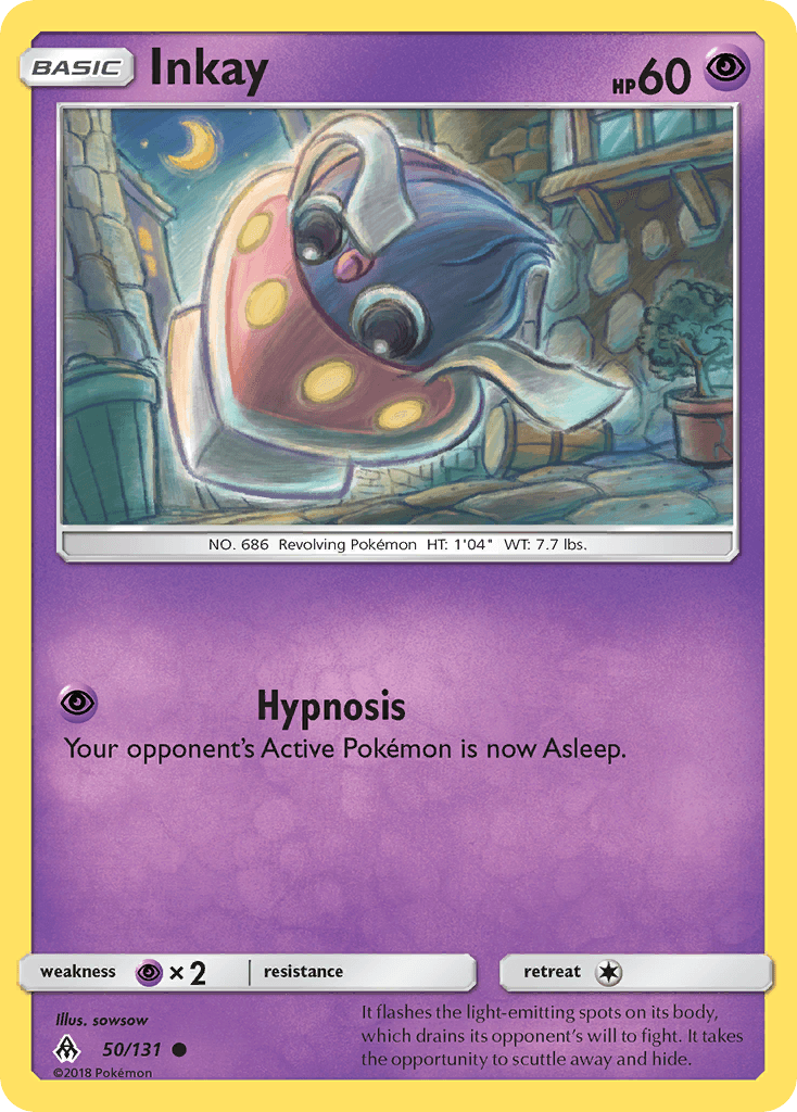 Inkay Pokémon card