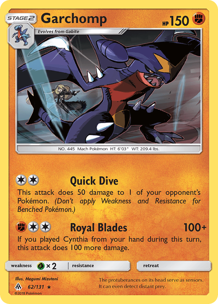Garchomp Pokémon card
