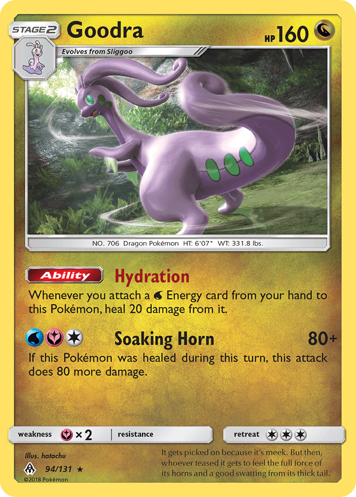 Goodra Pokémon card