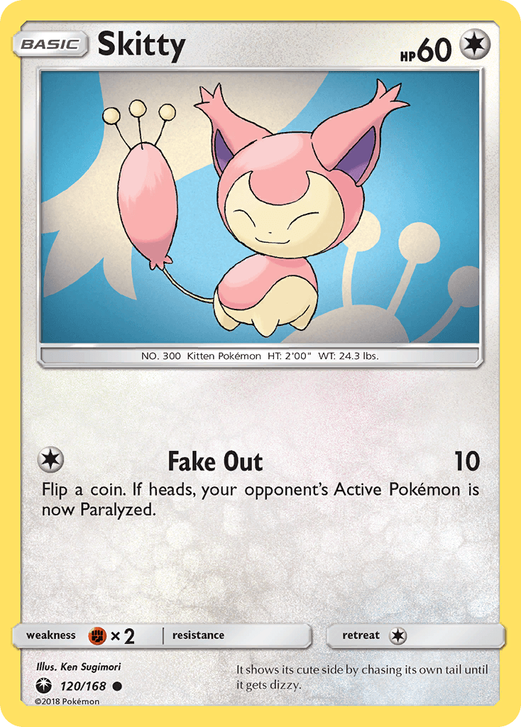 Skitty Pokémon card