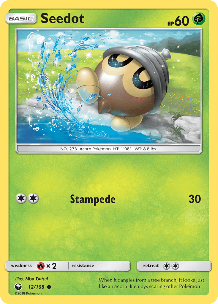 Seedot Pokémon card