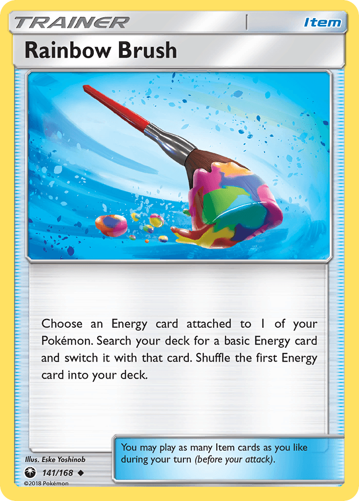 Rainbow Brush Pokémon card