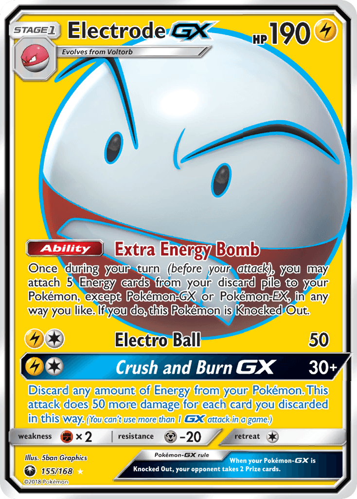 Electrode-GX Pokémon card