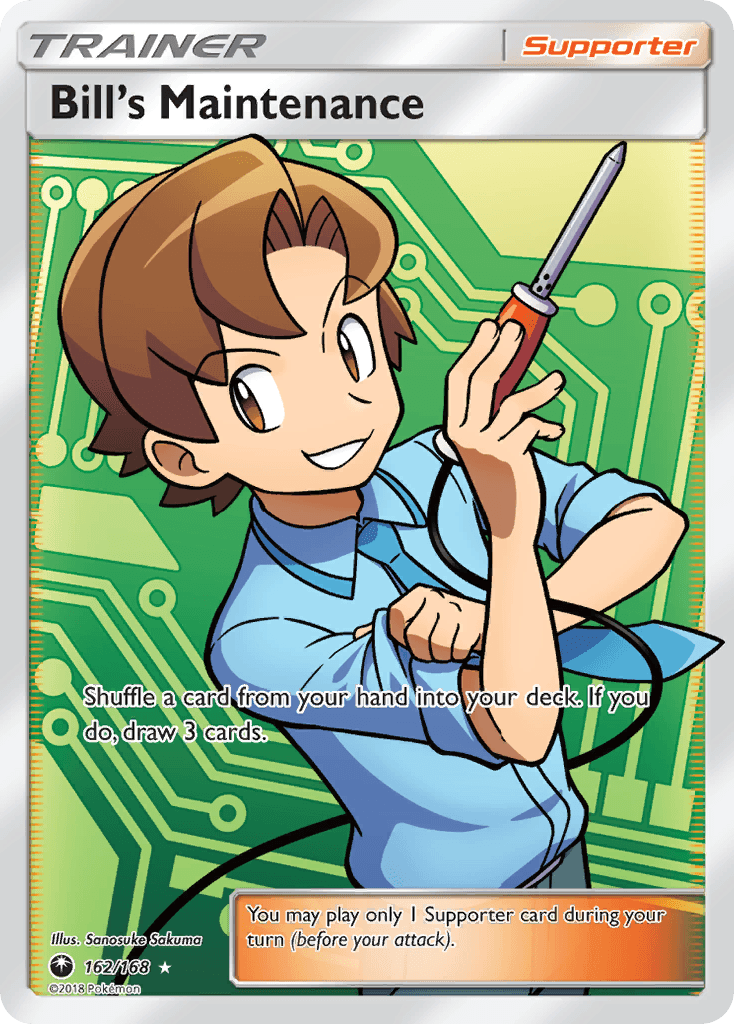 Bill's Maintenance Pokémon card