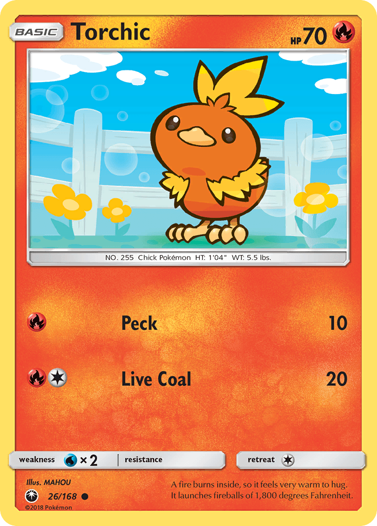 Torchic Pokémon card