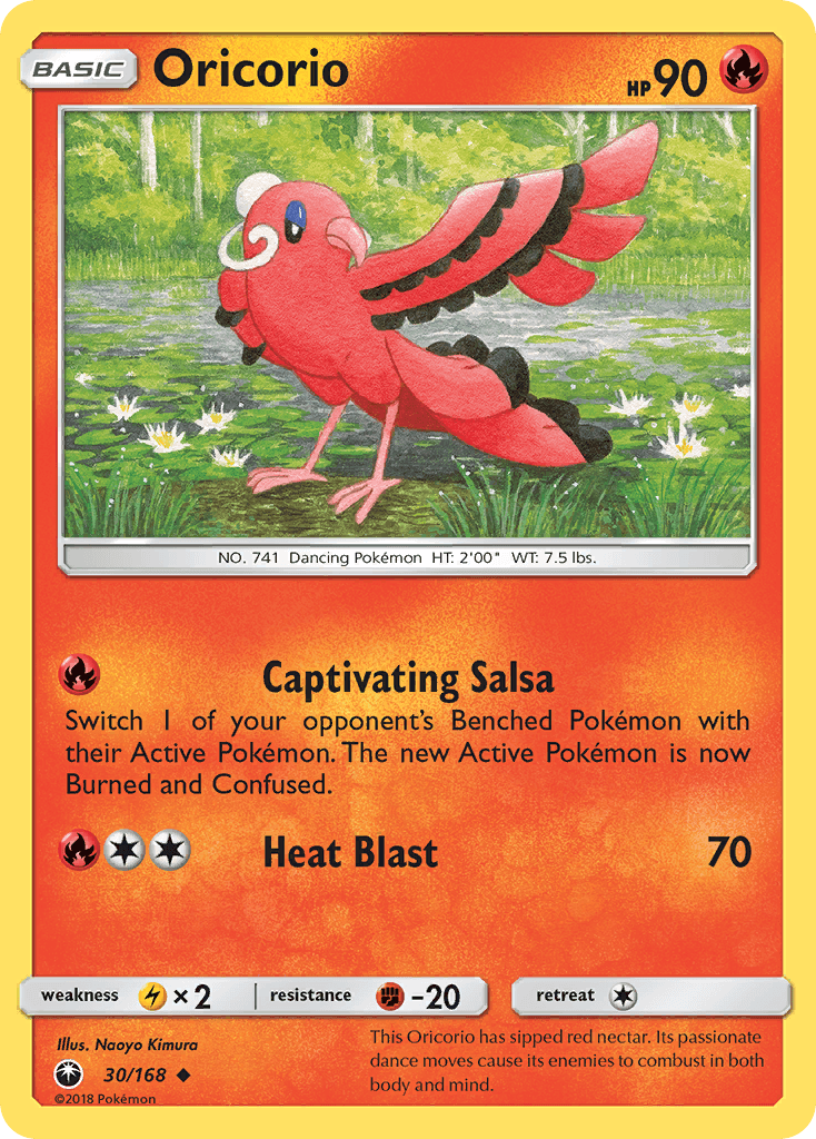 Oricorio Pokémon card