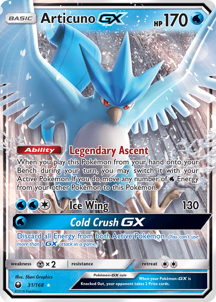 Articuno-GX — Rare Holo GX