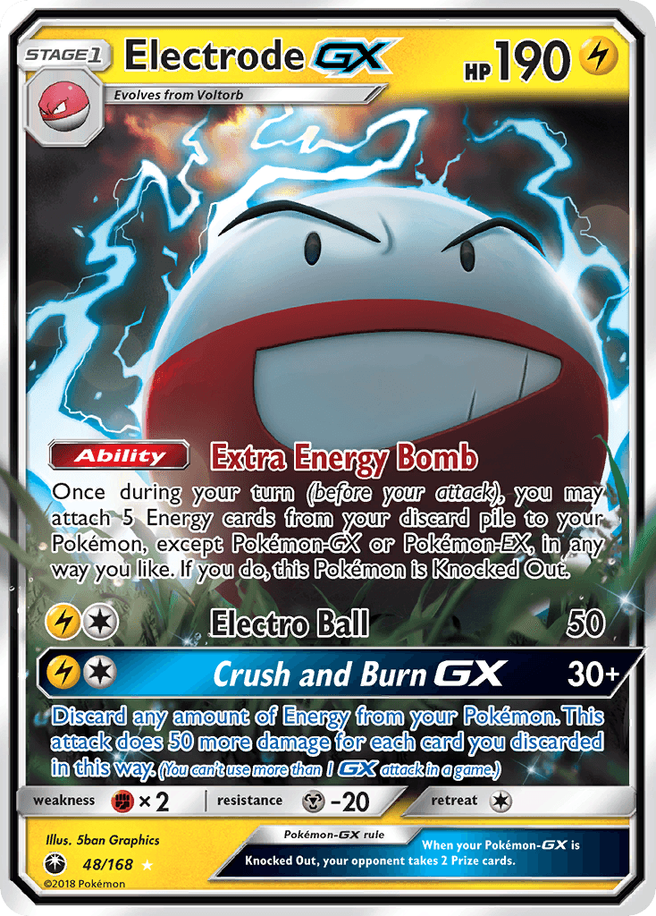 Electrode-GX Pokémon card